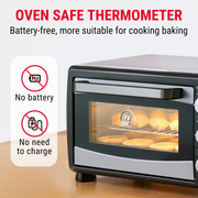 TempPro AOT200 Oven Thermometer, 0-300°C/100-600°F Smoker Temperature Gauge